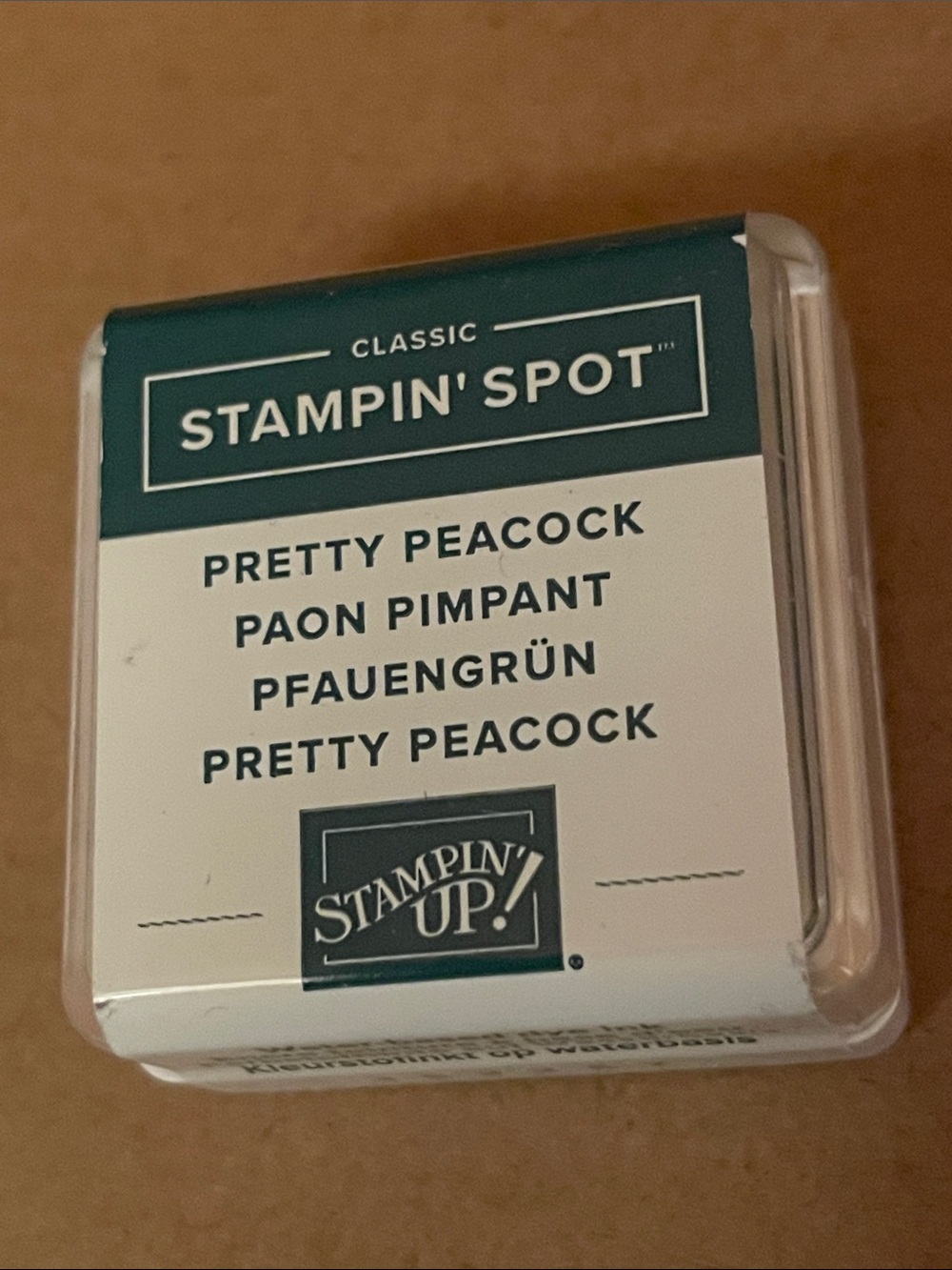 Stampin' Up! Pretty Peacock Ink Spot - Teal Green Shade